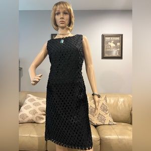 Damsel in A dress knee length black dress in size 12